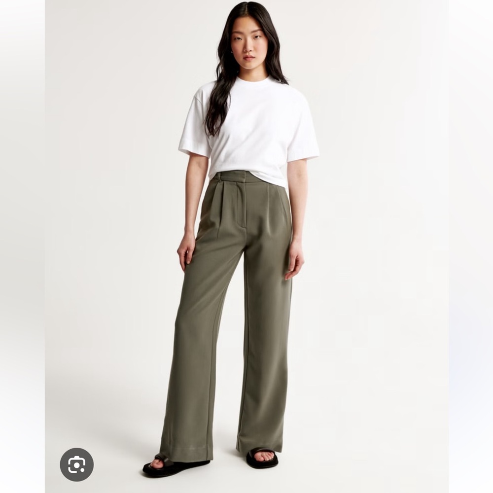 Abercrombie Sloane Pant - Olive Green - Rare
